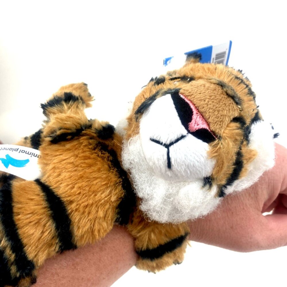 Animal Planet Slap Bracelet Tiger Wrist Hugger Plush Toys Accessories Children